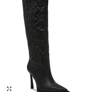 Steve Madden Black Heeled Boots